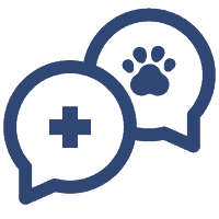 Veterinary telemedicine icon